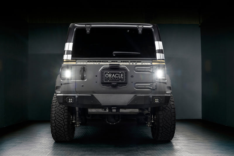 ORACLE Lighting Tinted LED Flush Mount Tail Light for 2018+ Jeep Wrangler Rubicon/Sport 5884-504-T