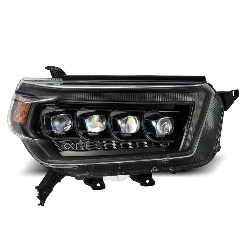 AlphaRex NOVA LED Projector Headlights Plank Style Alpha Black for 10-13 Toyota 4Runner 880758