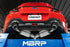 MBRP 3" Cat Back Dual Split Rear Exit 13-16 Subaru BRZ 2.0L/ 2.4L w/Burnt End Tips S48043BE