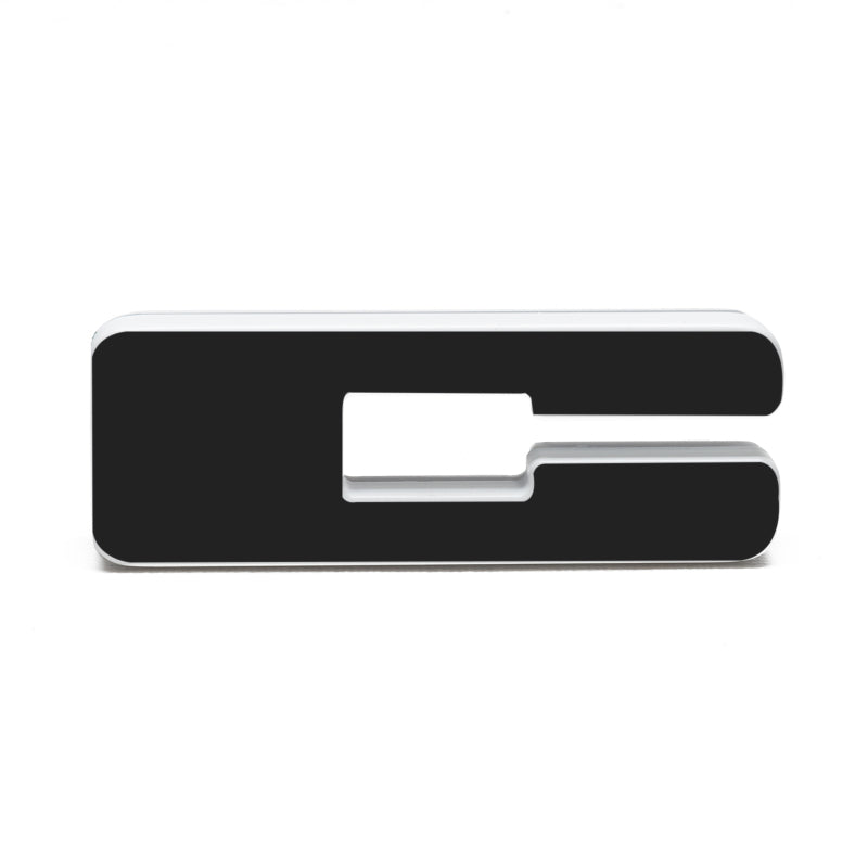 ORACLE Lighting Universal Illuminated White LED Letter Badges - Matte Black Surface Finish - C 3141-C-001