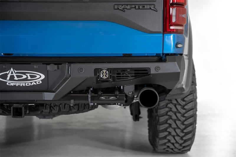 Addictive Desert Designs 17-20 Ford Raptor F-150 Bomber Rear Bumper w/ Backup Sensor Cutouts