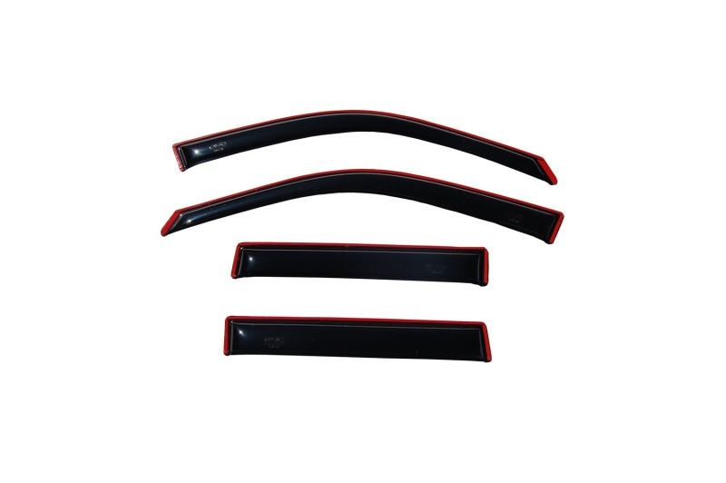 AVS 15-18 Kia Sedona Ventvisor In-Channel Front & Rear Window Deflectors 4pc - Smoke