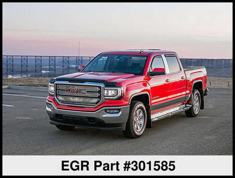 EGR 14+ GMC Sierra Superguard Hood Shield - Matte (301585)