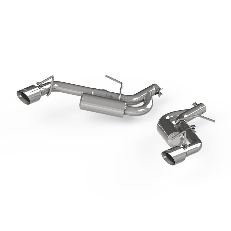 MBRP 2.5"AL Non NPP Axle Back Exhaust w/4" Dual Wall Tips For 16-24Camaro 2.0T V6 3.6L S7038AL