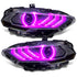 Oracle Lighting Dynamic ColorSHIFT LED Headlights - Black Series for 18-23 Ford Mustang 8204-332