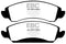 EBC 09-14 Cadillac Escalade 6.0 Hybrid Extra Duty Front Brake Pads