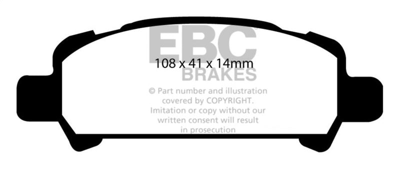 EBC 01-02 Subaru Impreza 2.0 Turbo WRX Bluestuff Rear Brake Pads