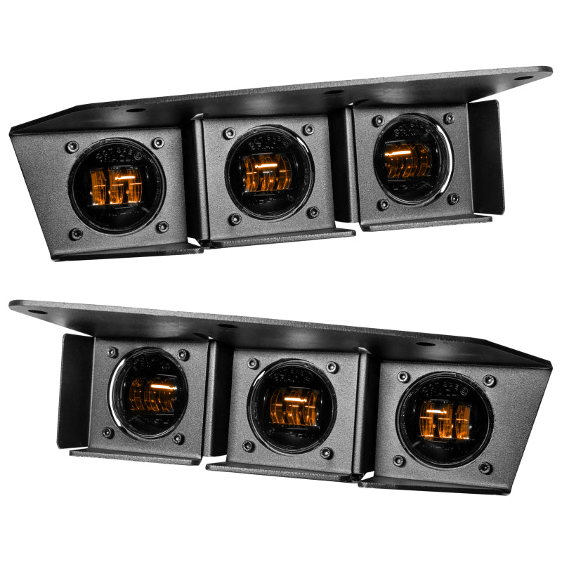 ORACLE Lighting Triple Amber LED Fog Light Kit for Steel Bumper for High 21-22 Ford Bronco 5890-005