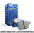 EBC 08-10 Chevrolet Cobalt 2.0L Turbo (Ss) Bluestuff Rear Brake Pads