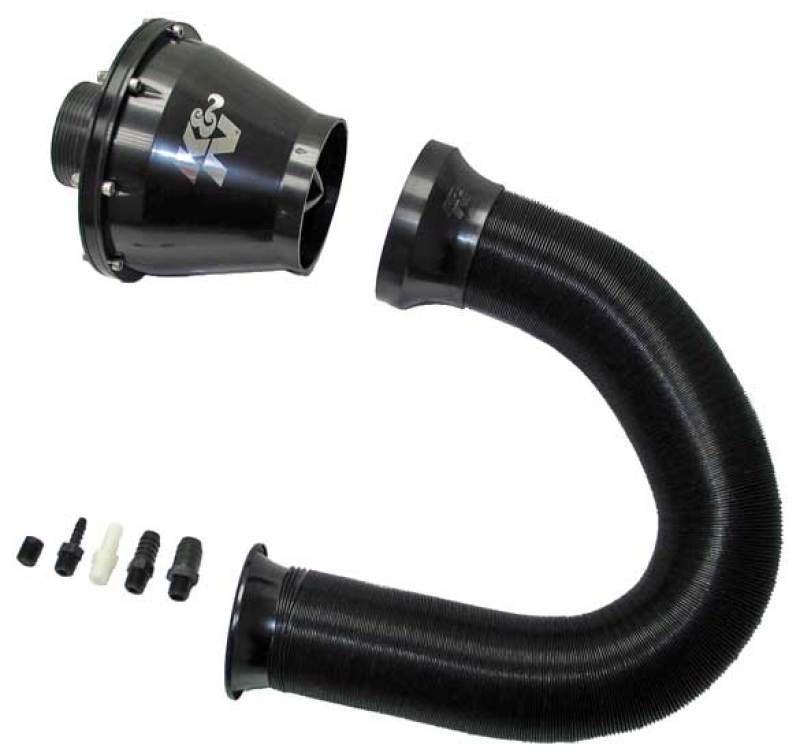 K&N Universal Apollo Black Cold Air Intake System - 70mm OD FLG PP RC-5052AB