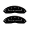 MGP 4 Caliper Covers Engraved Front 2015/Mustang Engraved Rear 2015/Bar & Pony Black finish slvr ch