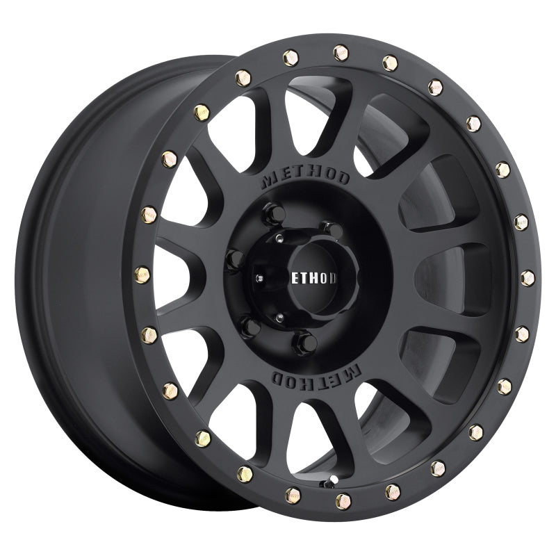 Method MR305 NV 17x8.5 0mm Offset 6x5.5 108mm CB Matte Black Wheel