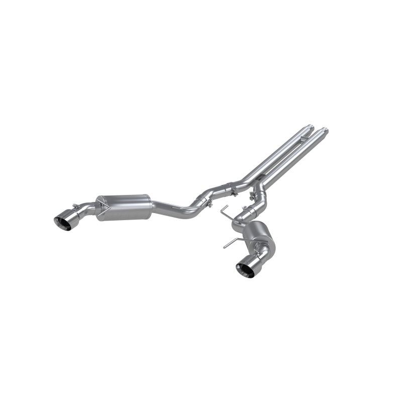 MBRP Exhaust, Dual Split Rear Exit, Street Version, Aluminized for 15 Ford Mustang GT 5.0 S7277AL