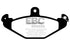 EBC 08+ Lotus 2-Eleven 1.8 Supercharged Redstuff Rear Brake Pads