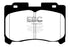 EBC 93-98 Toyota Supra 3.0 Twin Turbo Yellowstuff Front Brake Pads