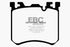 EBC 10-13 BMW X5M 4.4 Twin Turbo Redstuff Front Brake Pads