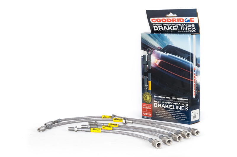 Goodridge 8/84-7/87 Toyota Corolla GTS - Rear Disc Brake Lines