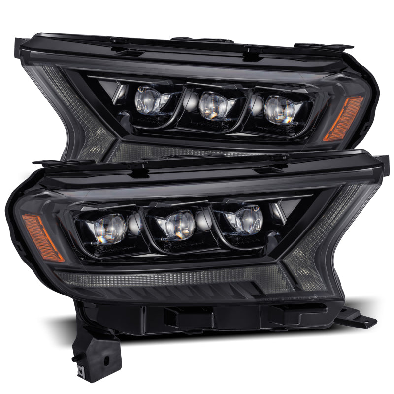 AlphaRex NOVA LED Projector Headlight Plank Style Alpha Black for 19-21 Ford Ranger 880123