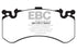 EBC 11+ Audi A8 Quattro 6.3 (Cast Iron Rotors) Redstuff Front Brake Pads