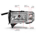 ANZO 94-02 Dodge RAM Crystal Headlight - w/ Light Bar Chrome Housing