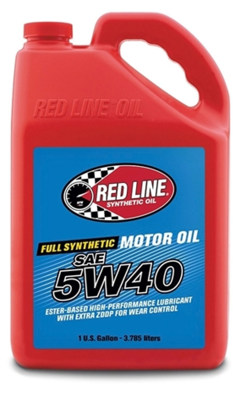 Red Line 5W40 Synthetic Motor Oil (Set of 4 x 1 Gallon) 15405