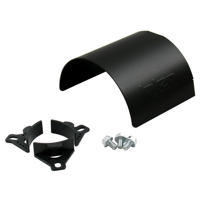 Injen Universal Heat Shield Aluminum Air Filter Fits 3.50 Black HS3500BLK