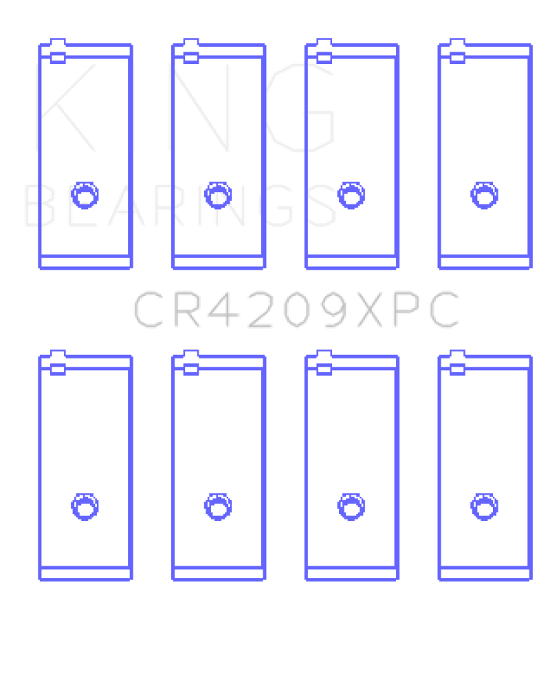 King Toyota 3SGTE 16v 2.0L (Size STD) pMaxKote Performance Rod Bearing Set