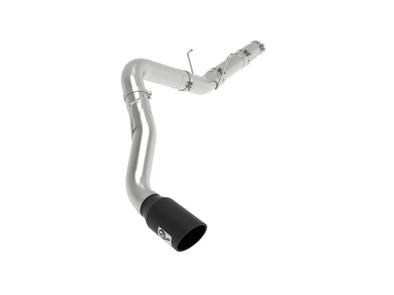 aFe ATLAS 5in DPF-Back Alum Steel Exhaust System w/ Black Tip 19-20 Ram Diesel Trucks L6-6.7L (td)