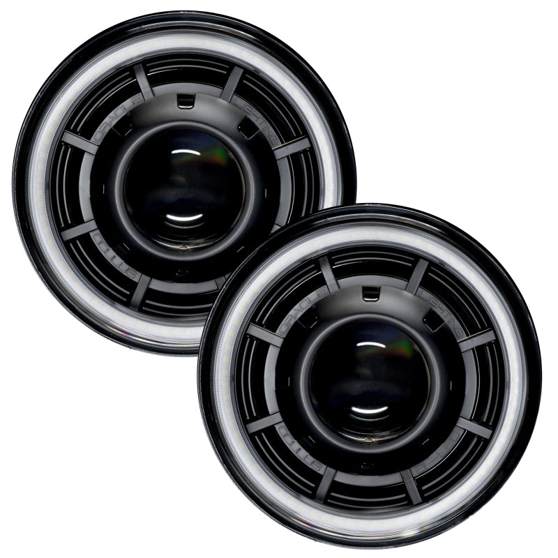 ORACLE Lighting 7" Oculus Bi-LED Projector Headlights for Jeep Wrangler JK - 6000K 5876-001