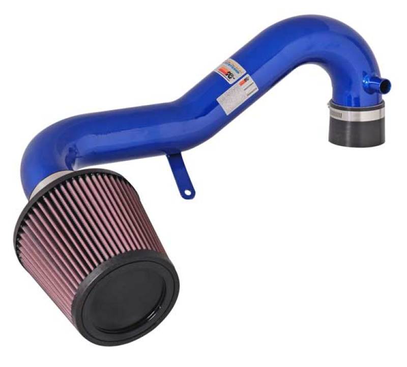 K&N Typhoon Short Ram Cold Air Intake for 01-05 Honda Civic SR L4-1.7L Blue 69-1008TB