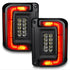 ORACLE Lighting Flush Mount Standard Red LED Tail Lights for 2007-2017 Jeep Wrangler JK 5891-504