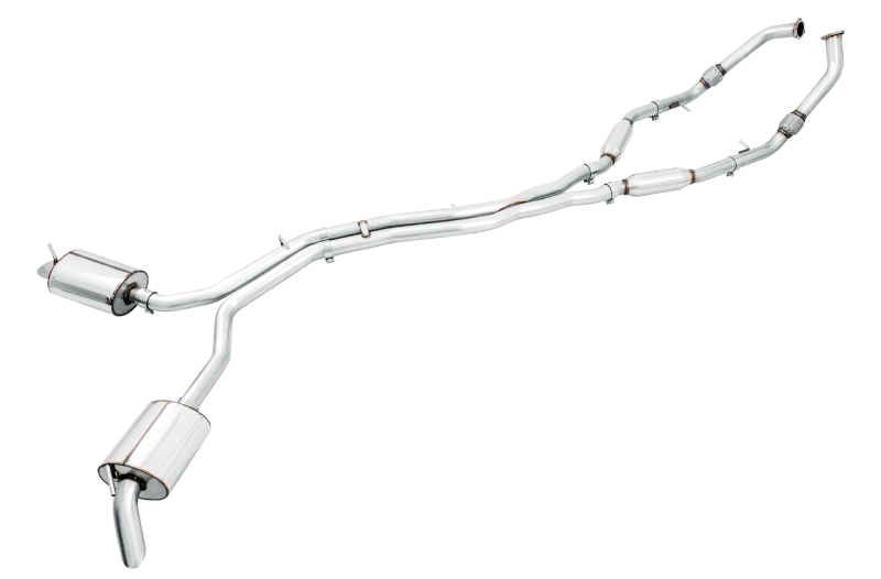 AWE Touring Edition Exhaust for Audi B9 SQ5 - Non-Resonated - No Tips (Turn Downs) 3020-31022