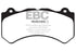 EBC 11+ Jeep Grand Cherokee 6.4 SRT-8 Greenstuff Front Brake Pads