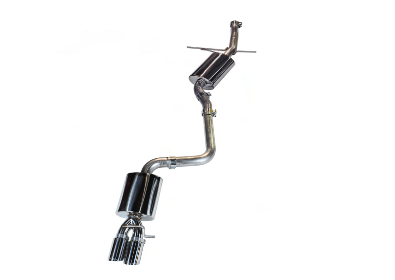 AWE Tuning Touring Edition Exhaust for Audi B8 A5 2.0T Single Outlet, Diamond Black Tips 3015-23012