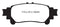 EBC 10+ Lexus RX350 3.5 (Japan) Greenstuff Rear Brake Pads