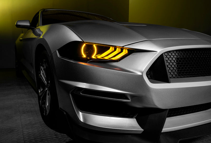 Oracle Lighting Dynamic ColorSHIFT LED Headlights - Black Series for 18-23 Ford Mustang 8204-332