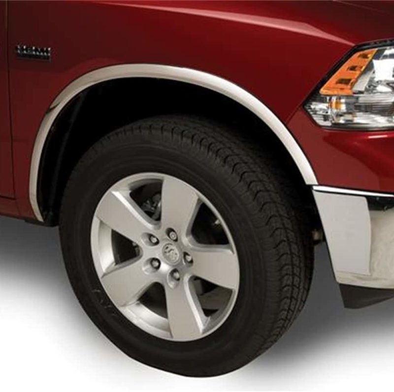 Putco 09-18 Ram 1500 - Hemi and Non-Hemi (Fits Rams w/ chromed Front bumpers) SS Fender Trim