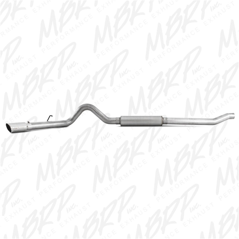 MBRP 4" AL Cat Back Single Side (Stock Cat) For 03-07 Ford F-250/350 6.0L EC/CC S6208AL