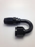 Fragola -10AN x 180 Degree Pro-Flow Hose End - Black