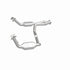 MagnaFlow Conv DF 02-06 Cadillac Escalade / 02-06 Chevy Avalanche 5.3L Dual Conv Y-Pipe Assembly 2WD