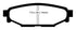 EBC 12+ Subaru BRZ 2.0 (solid rear rotors) Ultimax2 Rear Brake Pads