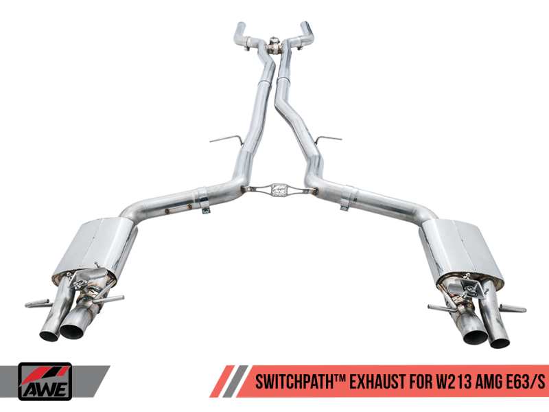 AWE Tuning SwitchPath Exhaust System for DPE Cars for Mercedes-Benz W213 AMG E63/S Sedan/Wagon 3025-31044