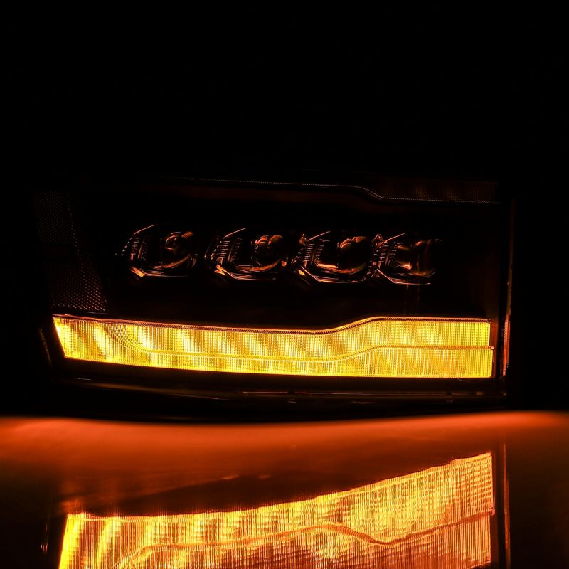 AlphaRex NOVA LED Projector Headlights Plank Style Black for 06-08 Dodge Ram 1500HD 880536