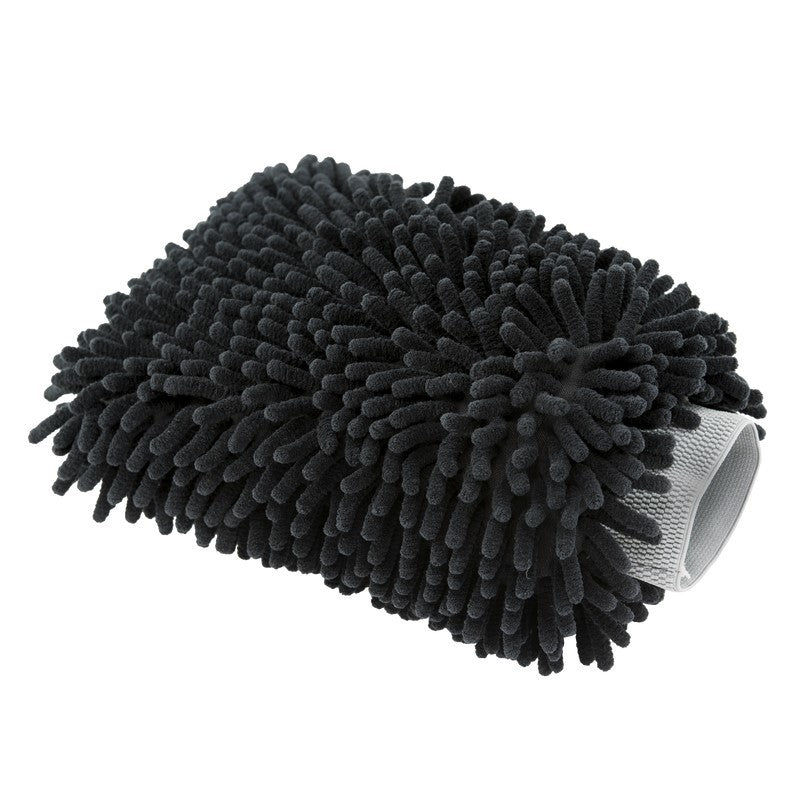 Chemical Guys Chenille Black Microfiber Premium Scratch-Free Wash Mitt (Set of 12) MIC498