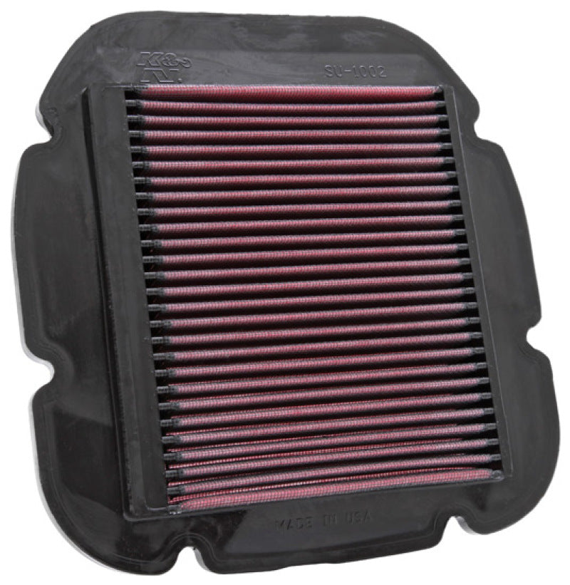 K&N Powersports High-Flow Replacement Air Filter for Suzuki DL1000 V-Strom/DL650 V-Strom SU-1002