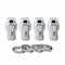 McGard Hex Lug Nut (Reg. Shank - .746in.) 1/2-20 / 13/16 Hex / 1.65in. Length (4-Pack) - Chrome