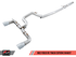 AWE Tuning Track Edition Cat-back Exhaust - Chrome Silver Tips for Ford Focus RS 3020-32030