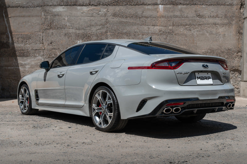 MBRP 2.5" Cat Back Dual Rear Exit 2018+ Kia Stinger 3.3L RWD/AWD w/o Tips S4704304