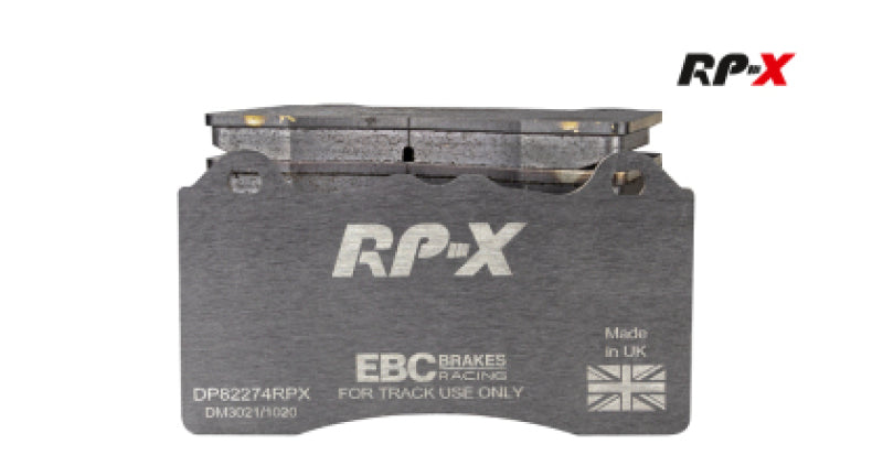 EBC Racing 2021+ BMW M3/M4 (G80/G82/G83) / 2023+ BMW M2 (G97) RP-X Rear Brake Pads