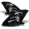 Xtune Nissan 350Z 03-05 Crystal Headlights Xenon/Hid Model Only Black HD-JH-N350Z-HID-BK